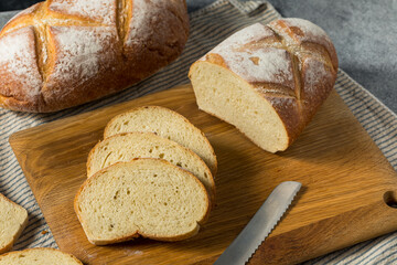 Homemade French White Bread Loaf