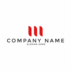 Letter M logo icon design template elements