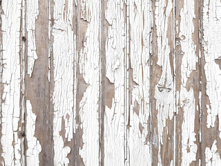 White vertical wood planks texture boards background.