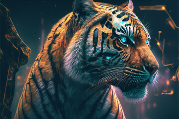 futuristc tiger
