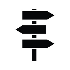 Direction Board icon vector image. Can also be used for Physical Fitness. Suitable for mobile apps, web apps and print media.