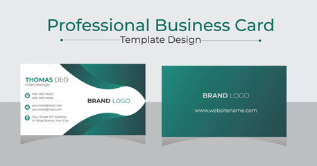 Simple and Clean Business Card Template Design