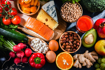 Food products representing the nutritarian diet