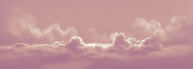 Pink cloud background (Generative AI)