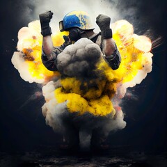 Soldiers At War, Conflict of nations Wallpaper, Ai Generative