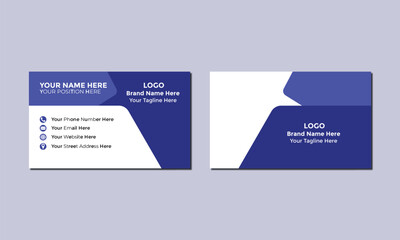 business card design template identity card and name card 
