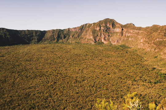 Scenic view of Mount Longonot in Naivasha, Rift Valley, Kenya