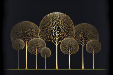 Gowo Collection · Minimal Golden-lined Trees
