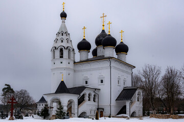 Orthodox church in the Vereya town in Russia
