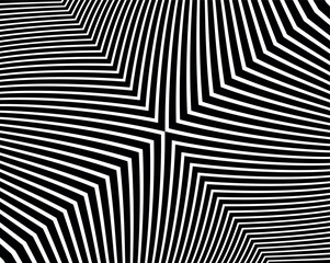 Line art optical .Wave design black and white. Digital image with a psychedelic stripes. Argent base for website, print, basis for banners, wallpapers, business cards, brochure, banner