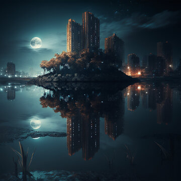 City at night