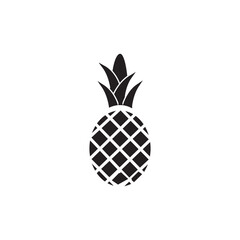Pineapple icon vector logo design template
