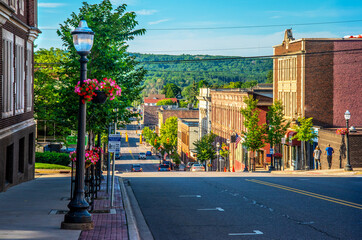 City of Marquette in Northern Michigan sits on Hilltop