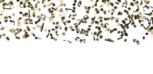 gold confetti