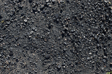 Old asphalt road