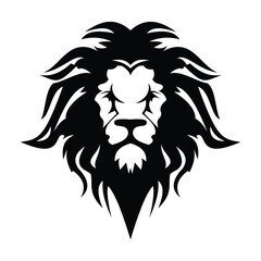 Lion logo symbol design illustration. Clean modern logo mark design. Illustration for personal or commercial business branding.