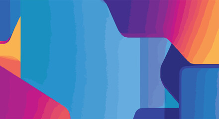 abstract colored background with geometric shapes