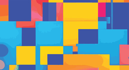 abstract colored background with geometric shapes