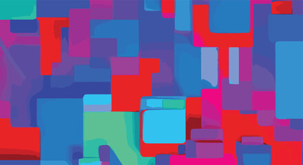 abstract colored background with geometric shapes
