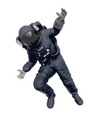 astronaut in tackle pose