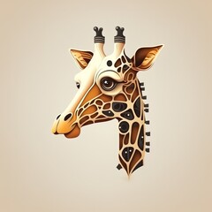 Tech Giraffe Portrait