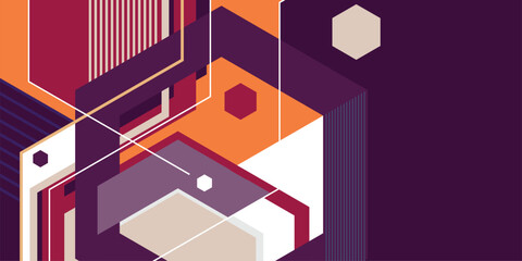 Abstract Geometric Background