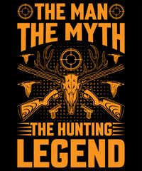 hunting t shirt design vector