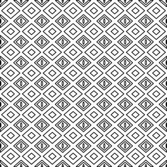 Stylish texture with figures from lines.
Abstract geometric black and white pattern for web page, textures, card, poster, fabric, textile. Monochrome graphic repeating design. 