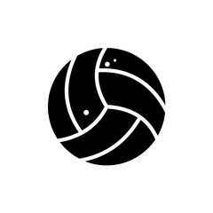 volleyball icon on white