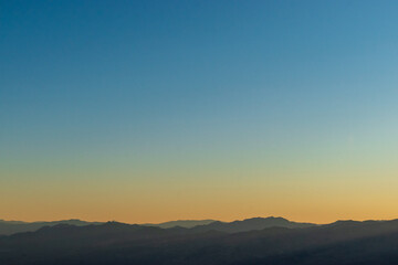 Dante's View Sunset at Death Valley National Park, California