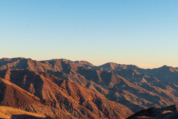 Dante's View Sunset at Death Valley National Park, California