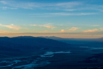 Dante's View Sunset at Death Valley National Park, California