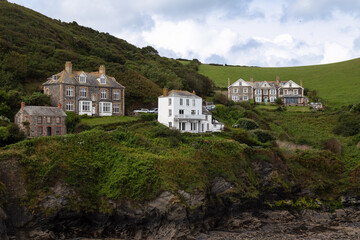 Fototapeta na wymiar Picturesque coastal village of Port Isaac in North Cornwall, England.