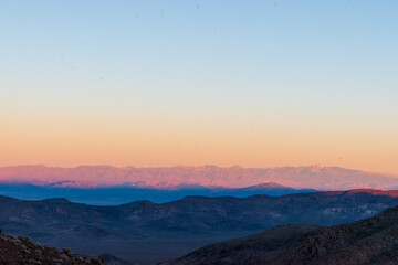 Fototapeta na wymiar Dante's View Sunset at Death Valley National Park, California