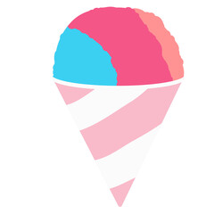 Ice Cream Sundae Illustration 
