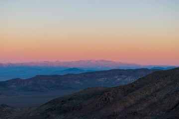 Dante's View Sunset at Death Valley National Park, California