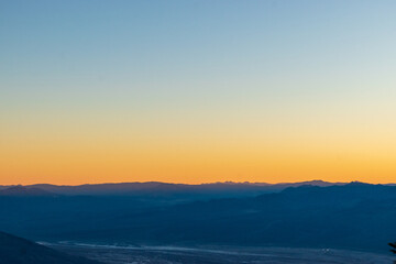 Dante's View Sunset at Death Valley National Park, California