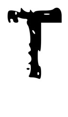 Rotten Textured Faded Creepy Mono Halloween Font