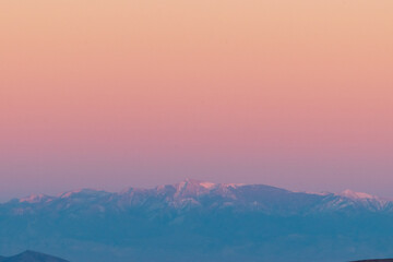 Dante's View Sunset at Death Valley National Park, California