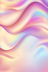 Beauty holographic neon background. AI