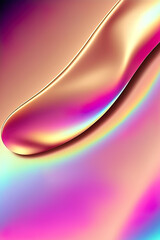 Beauty holographic neon background. AI