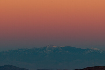 Dante's View Sunset at Death Valley National Park, California
