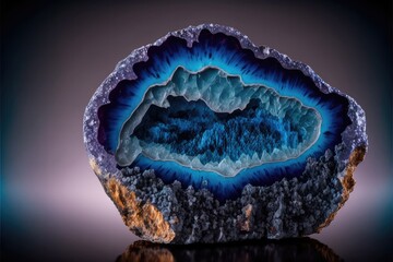 Blue Geode Crystal