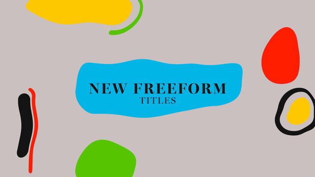 New Freeform Titles