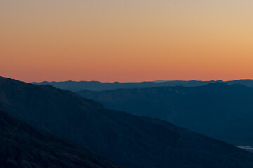 Dante's View Sunset at Death Valley National Park, California