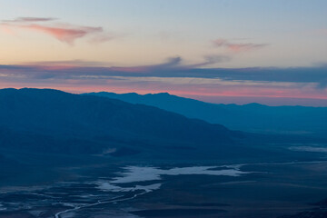 Dante's View Sunset at Death Valley National Park, California