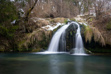 Fototapeta na wymiar Märchenhafter Wasserfall