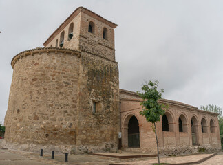 Fototapeta na wymiar Church of pineda de la sierra, Spain. 