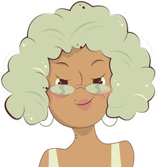 Diseños de personajes, para el día de la mujer, sin fondo 