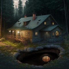 cozy rural house
